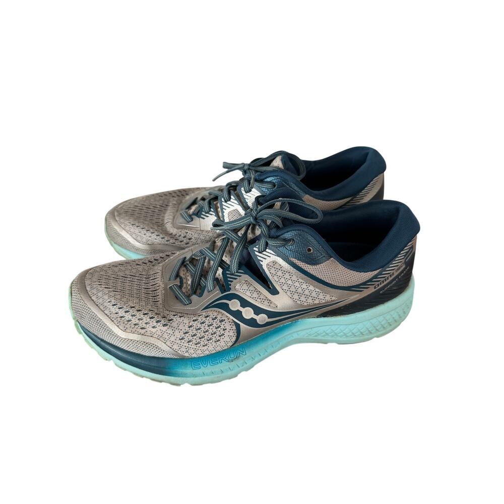 Saucony Women's Omni ISO 2 Gray Blue Running Shoes Size 10
